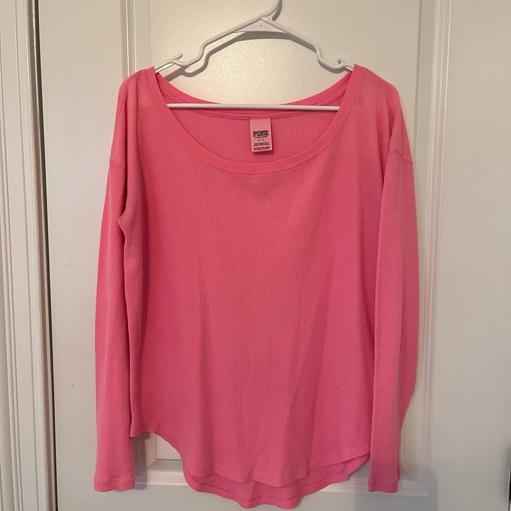 PINK Victoria's Secret Ribbed Pink Top